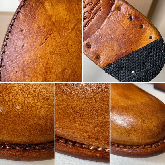 BED STU Tess Distressed Tan Leather Tall Riding Boots BedStu Size 8.5 - Picture 12 of 16